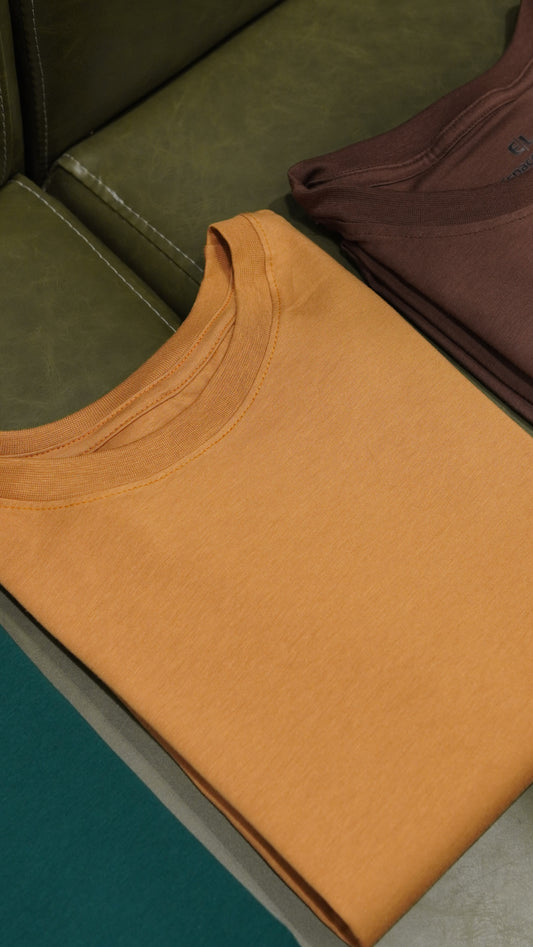 Camiseta caqui - special pima touch.