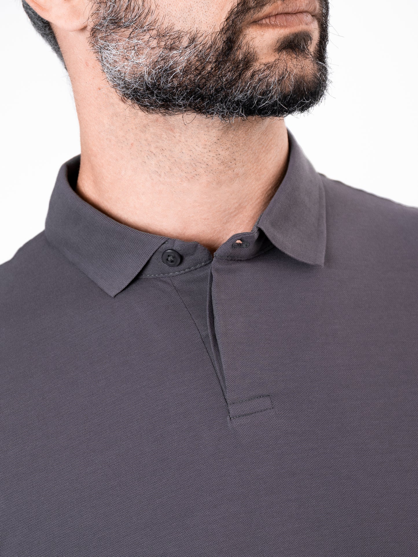 Polo piquet pima marinho.