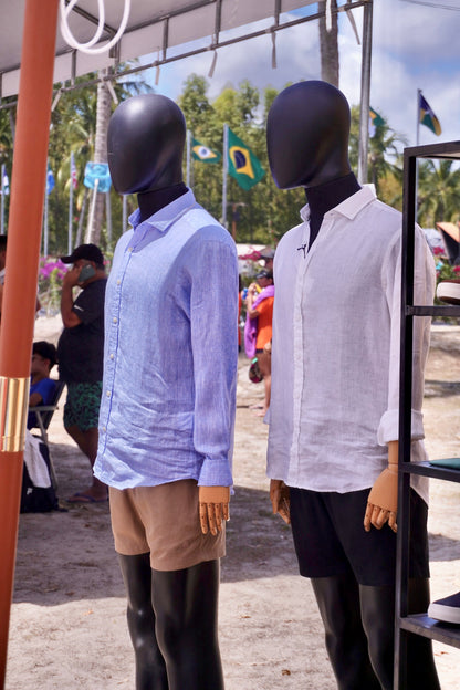 Camisa 100% linho Branca