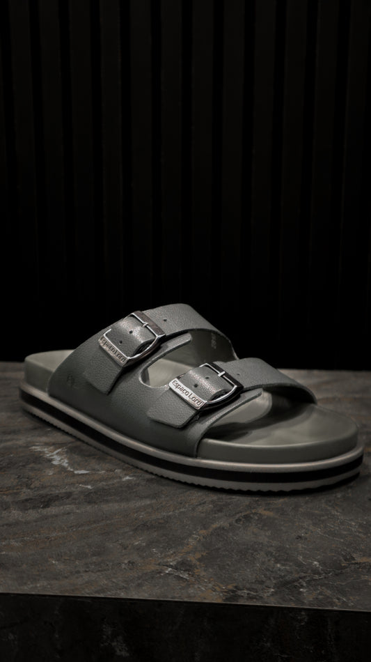 Sandália Bérgamo chumbo.