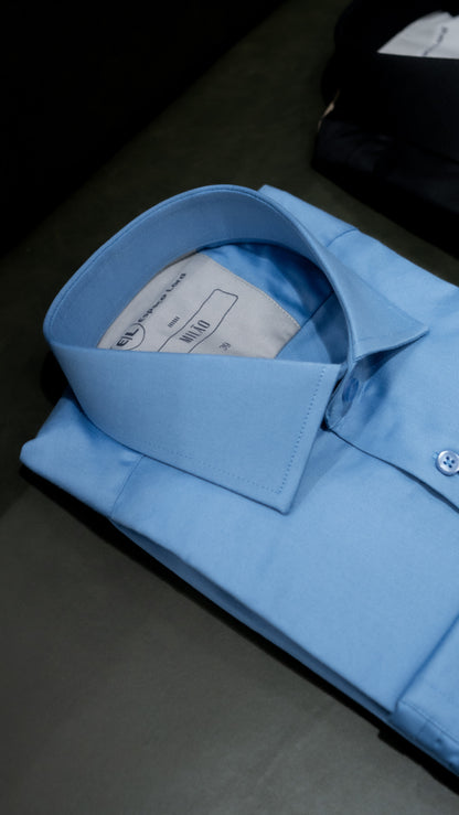 Camisa social Milão - azul.