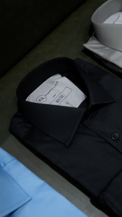 Camisa social Milão - Preto.